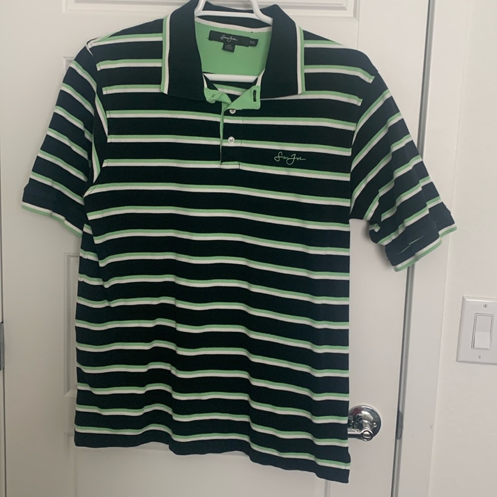 Sean John Striped Polo Shirt
